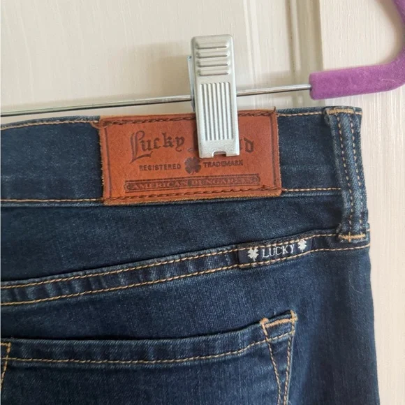 Lucky Brand Women's Deep Indigo Straight Leg Jeans - Picture 5 of 7